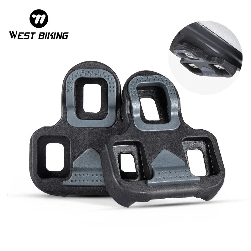WEST BIKING Bicycle Locking Blade MTB Bicycle Self-locking Pedal Cleats Ultra Lightweight Road Bike Pedals Locking Cleat Plate