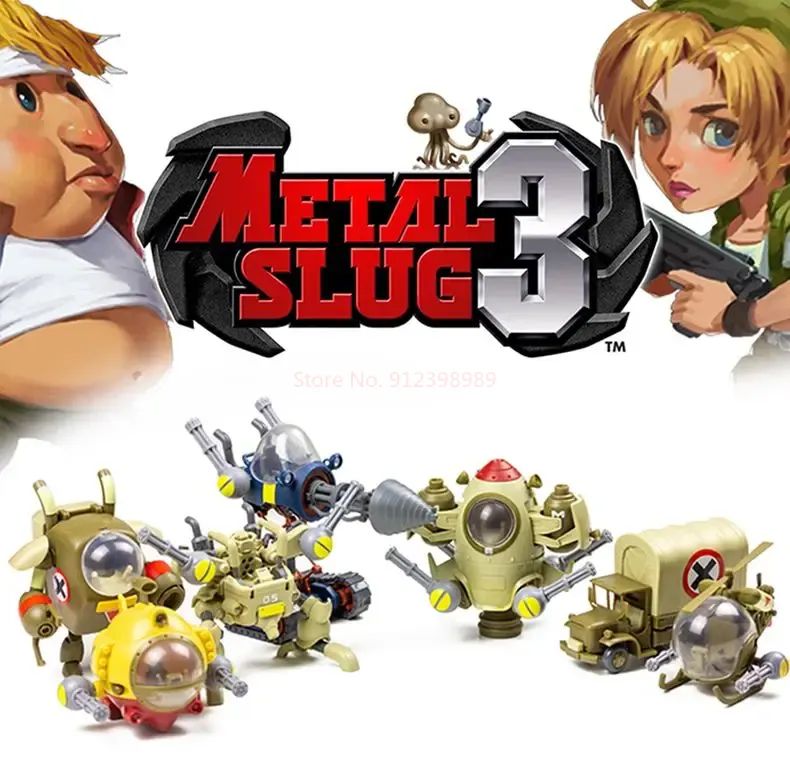 ?EM ESTOQUE? XIN SHI Modelo de Montagem Metal Slug X 2 SV-001 SV001 SLUGFLYER NOP-03 LANDSEEK T-2B SHOE Brinquedos de Bonecos de Ação