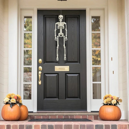 40cm Halloween Skull Skeleton,Posable Skeleton,Human Shape Bones,Halloween Party Home Decorations,Haunted House Horror Props