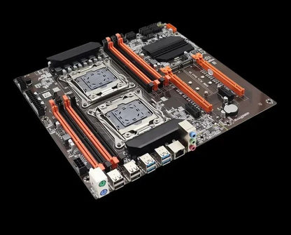 Kit Placa-mãe X99 Dual CPU lntel Xeon E5 2680 V4 e DDR4 64 GB (4*16 GB) LGA2011-3 M.2 NVME para Computador Desktop Gamer