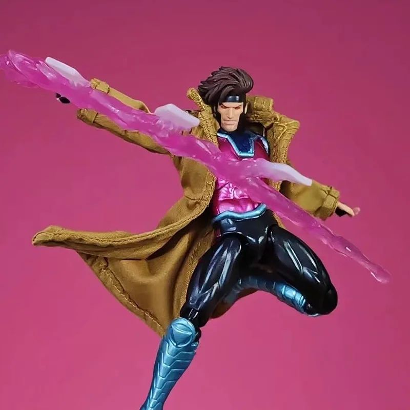 Original Ct Toys Gambit Mafex 131 – X-Men Wolverine SHF Boneco de Ação Anime – Presente Personalizado para Crianças e Colecionadores