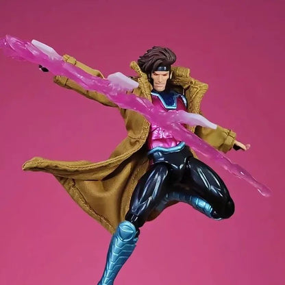 Original Ct Toys Gambit Mafex 131 – X-Men Wolverine SHF Boneco de Ação Anime – Presente Personalizado para Crianças e Colecionadores