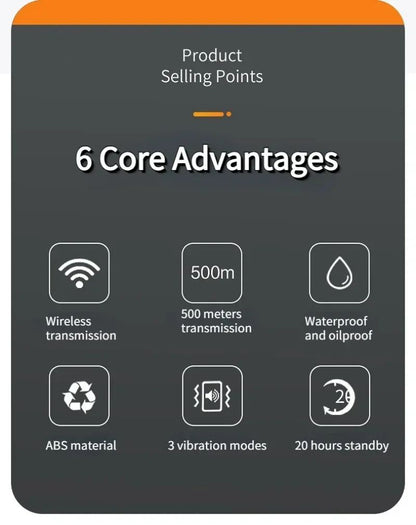 Wireless Restaurant Pagers Calling System 24 Coasters Buzzer Vibrator Bell Receivers For Food Truck Bar Coffee Fast Food Hotel