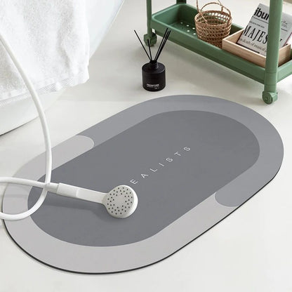 Bath Mat Super Absorbent Non Slip Bath Bathroom Rug Quick Drying Bath Shower Rug     Kitchen Entrance Door Mats Home Floor Mat
