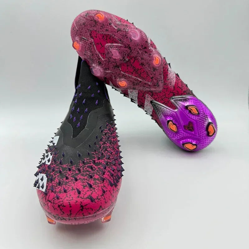 New Men Football Field Boots Professional Original Soccer Shoes Resistant Unisex Comfortable Ankle Cleats Football Shoes Outdoor