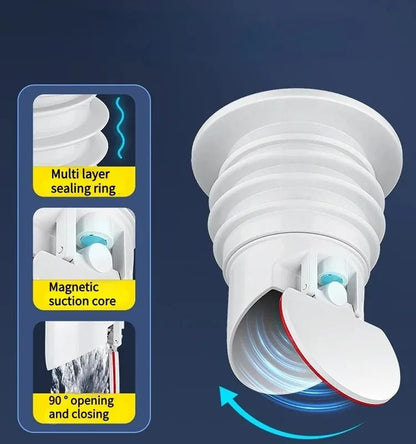 Silicone Drainage Bathroom Sewer Pipe Seal Anti-odor Anti-backflow Sink Drain Filter Water Plug Drains Bathrooms Accessories