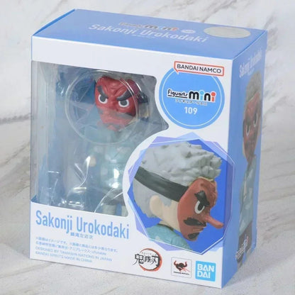 Em estoque Bandai Figuarts 100% original mini Demon Slayer Shinobu Kocho & Kamado Tanjirou Uzui Tengen Nezuko Anime Figure Toys WY