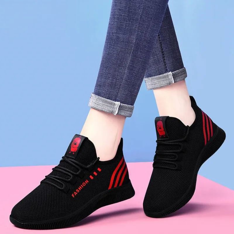 Tenis Feminino 2025 Women Vulcanized Shoes Breathable Women Fashion Air Mesh Casual Sports Shoes Womens Sneakers Chaussure Femme
