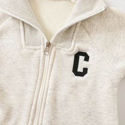 2024 Macacões de Bebê Outono Inverno Forro Grosso Macacões Meninos Forro de Pelúcia Roupas Infantis Roupa de Menino