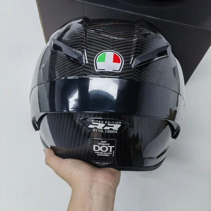 Capacete Unissex Pista Fechado para Moto Off-Road de Corrida Segurança Capacete de Proteção Aprovado ECE DOT Capacete de Ciclismo