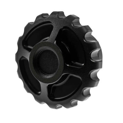 Tampa de combustível/óleo cromada preta para motocicleta Harley Sportster 883 1200 XL XR Iron Dyna Touring Softail FLHR