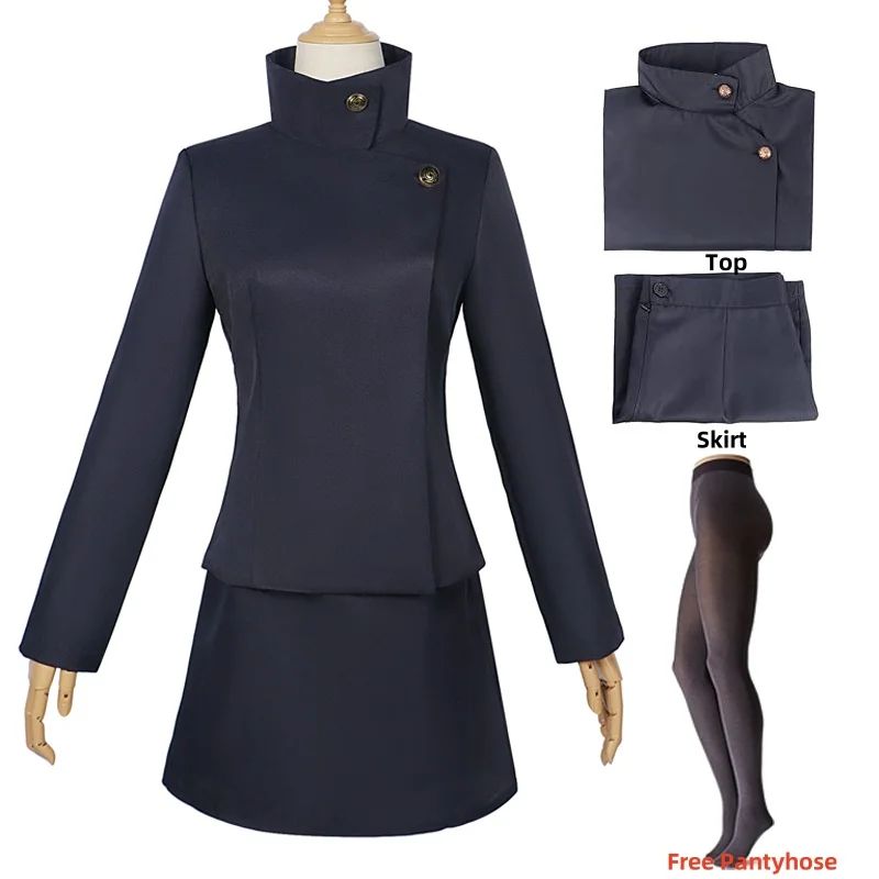Anime Jujutsu Kaisen Ieiri Sh?ko Cosplay Kostuum Kleding Halloween Rollenspel Ieiri Sh?ko Jurken High School Uniform Rok