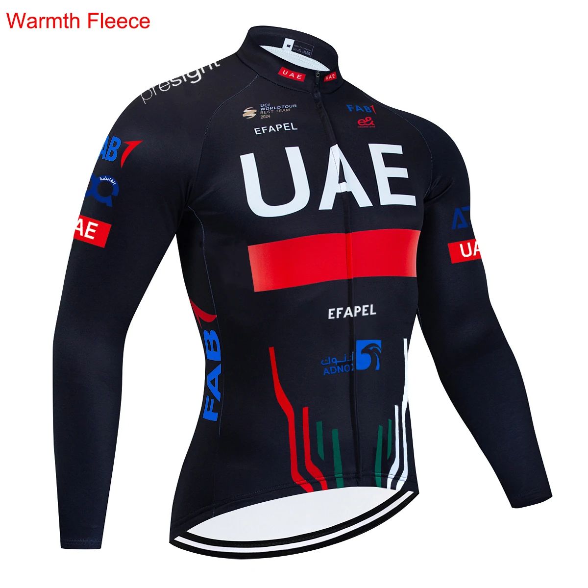Winter 2025 UAE New Cycling Jacket Maillot Men Women MTB Ropa Ciclismo Thermal Fleece Road Bicycle Jersey Coat Clothing