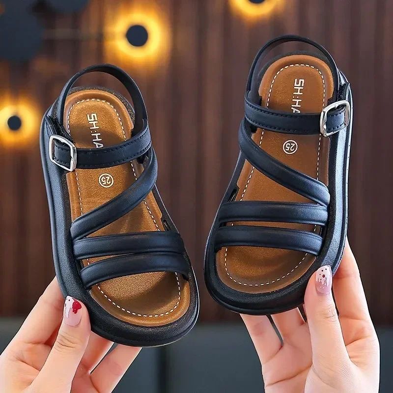 Baby Girls Sandals Summer Casual Children Sandals Girls Flat Shoes Fashion Casual Non Slip Kids Beach Shoes sandalias de mujer
