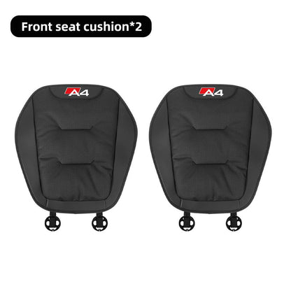 Leather Car Seat Cover Universal Four Seasons Car Front/Rear Seat Cushion for  Audi A1 A3 A4 A5 A6 A7 A8 Car Chair Protector Pad