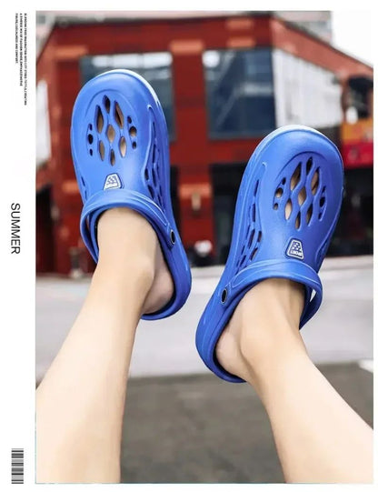 Outdoor Sandals for Men and Women Summer Clogs EVA Slippers Plus Size 47 48 49  Men Garden Shoes Beach Sandals Breathable Clogs