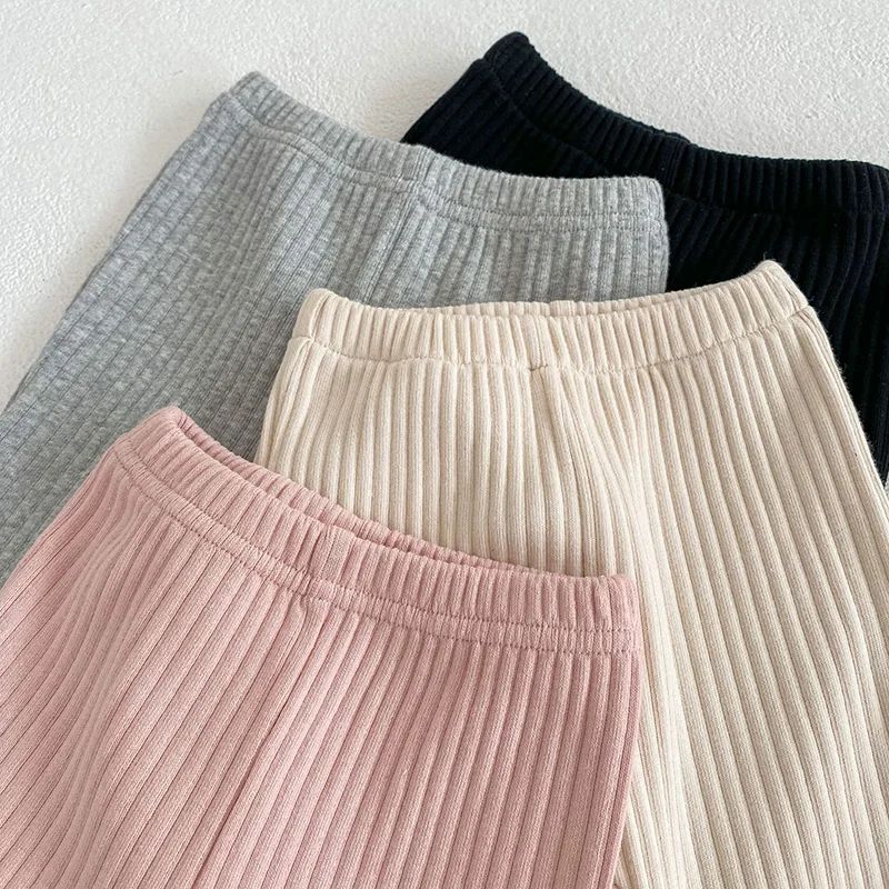 Toddler Trousers Summer 0-3 Year Slim Pants Newborn Stretch Trousers Solid Color Infant Clothing for Kids Baby Boys Girl Clothes