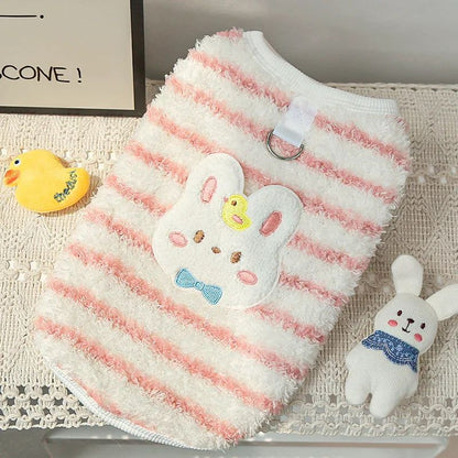 Colete Térmico de Flanela para Cães e Gatos, Jaqueta Quente de Lã para Filhotes, Gatos Sem Pelos, Raças Pequenas, Roupas Confortáveis de Outono Inverno para Pets