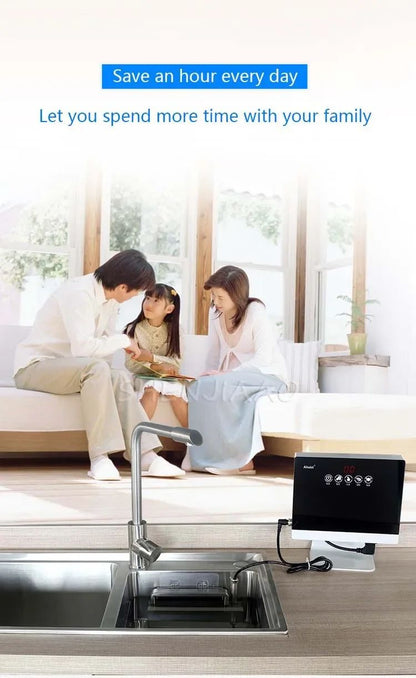 Ultrasonic Dishwasher Automatic Household Portable Sink Dishwasher Small Free-standing Installation-free Kitchen 110V/220V
