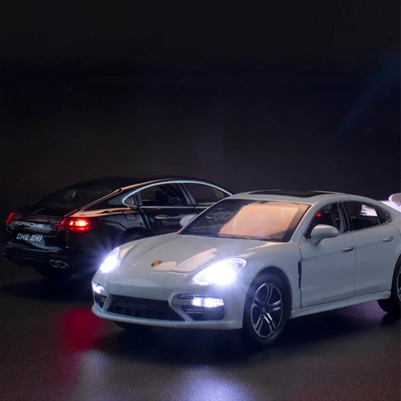 1:32 Porsche Panamera Diecasts Toy Cars Miniature Scale Alloy Simulation Vehicles Car Model Children Birthday Gifts Collection