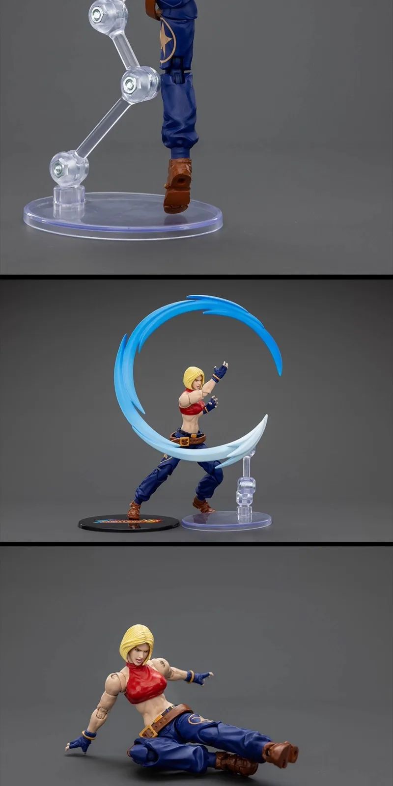 JOYTOY SNK KOF '98UM' 97 Special Team Ryuji Yamazaki Billy Kane Blue Mary 1/18 Bonecos de Ação Modelo Colecionável Brinquedo Presente para Menino