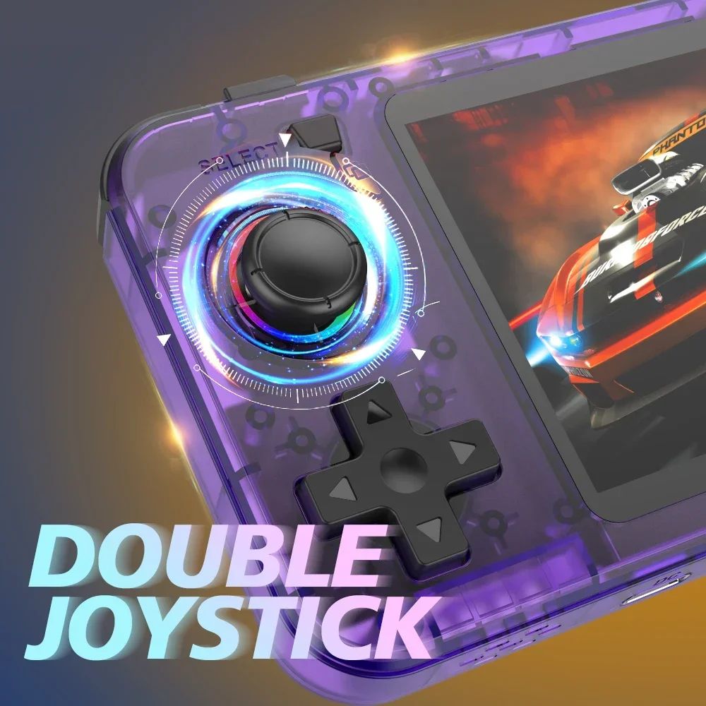 BOYHOM New Handheld Game Console 3.5-inch IPS Screen Linux RK3326 Retro Video Games Player 3000 mAh 64G