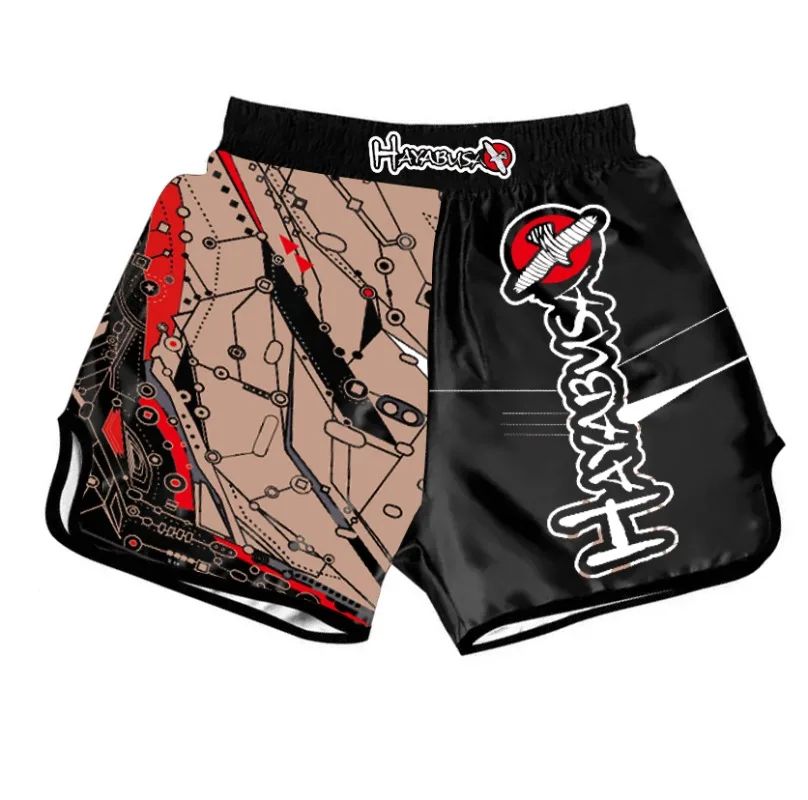 25-26 New Men's Boxing Trunks Training Fighting, Sanda Martial Arts Hall Muay Thai Fitness Shorts