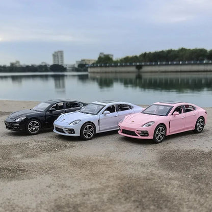 1:32 Porsche Panamera Diecasts Toy Cars Miniature Scale Alloy Simulation Vehicles Car Model Children Birthday Gifts Collection