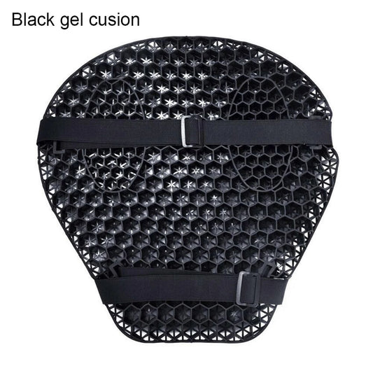 Motorcycle Honeycomb Gel Seat Cushion 3D Mesh Fabric Comfort Autobike Decompression Cover Shock Absorbing Relief Cushions;'\[-=