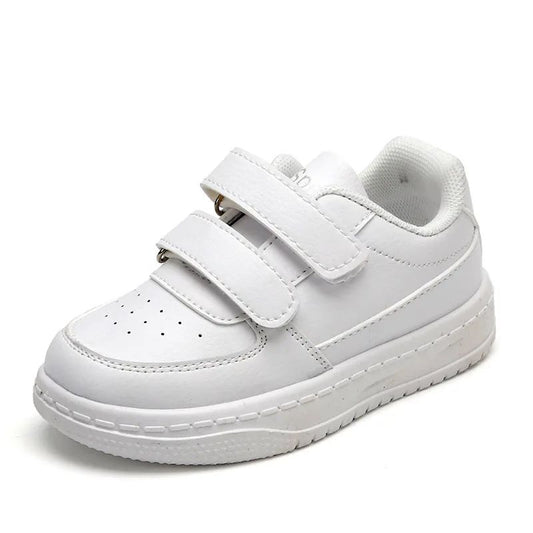 Autumn Kids White Sneakers Leisure Soft Bottom Fashion Boys Girls Sport Shoes All-match Children Trainers Non-slip Running Shoes