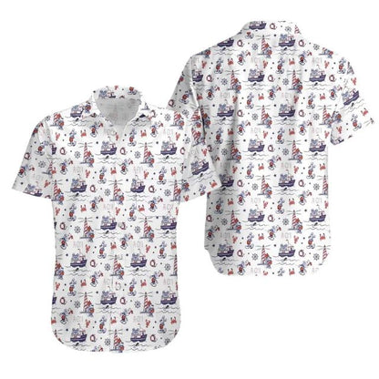 Camisa Hawaiana Con Estampado De Disney Cruise Para Hombre Y mujer, Camisa De Manga Corta Con botones, Camisa Hawaiana De Mickey