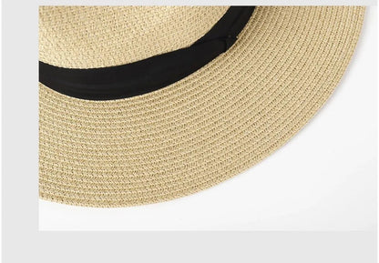 Chapéus de Sol Grandes Oversize para Homens Mulheres Praia Panamá Aba Larga Chapéu de Palha Senhora Chapéus de Sol de Verão Plus Size Chapéu Fedora 55-57cm 58-60cm