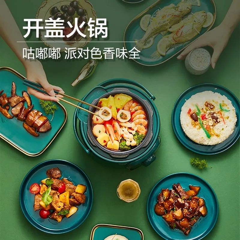 Mini Electric Pressure Cooker: New Model Small Rice Cooker for 1-2 People (3-Cup Capacity)