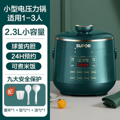 Mini Electric Pressure Cooker: New Model Small Rice Cooker for 1-2 People (3-Cup Capacity)