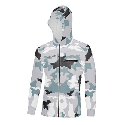 Camisetas de Pesca com Capuz Secagem Rápida Proteção Solar Camisas de Pesca Masculinas Respiráveis Manga Longa Roupas de Pesca