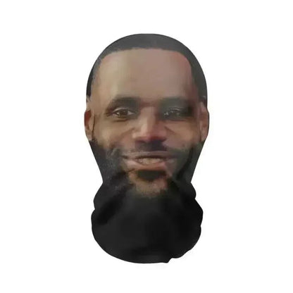 3D Printed Celebrity Realistic Face Mask Stretch Mesh Full Face Mask Men Role Play Headdress Hip Hop Balaclava Cosplay Mask