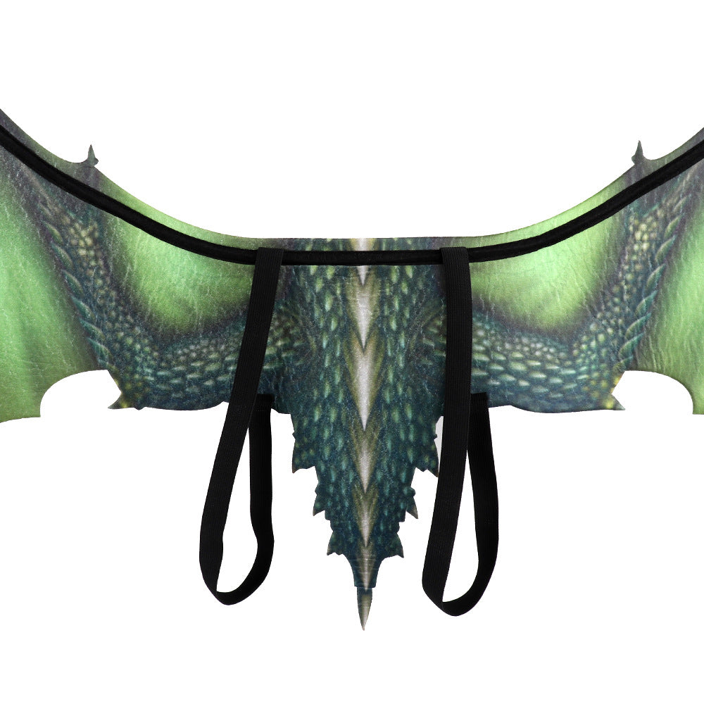 Adult  New Year Decoration Carnival Party Animal Costume cosplay Dinosaur dragon demon Face mask and wings
