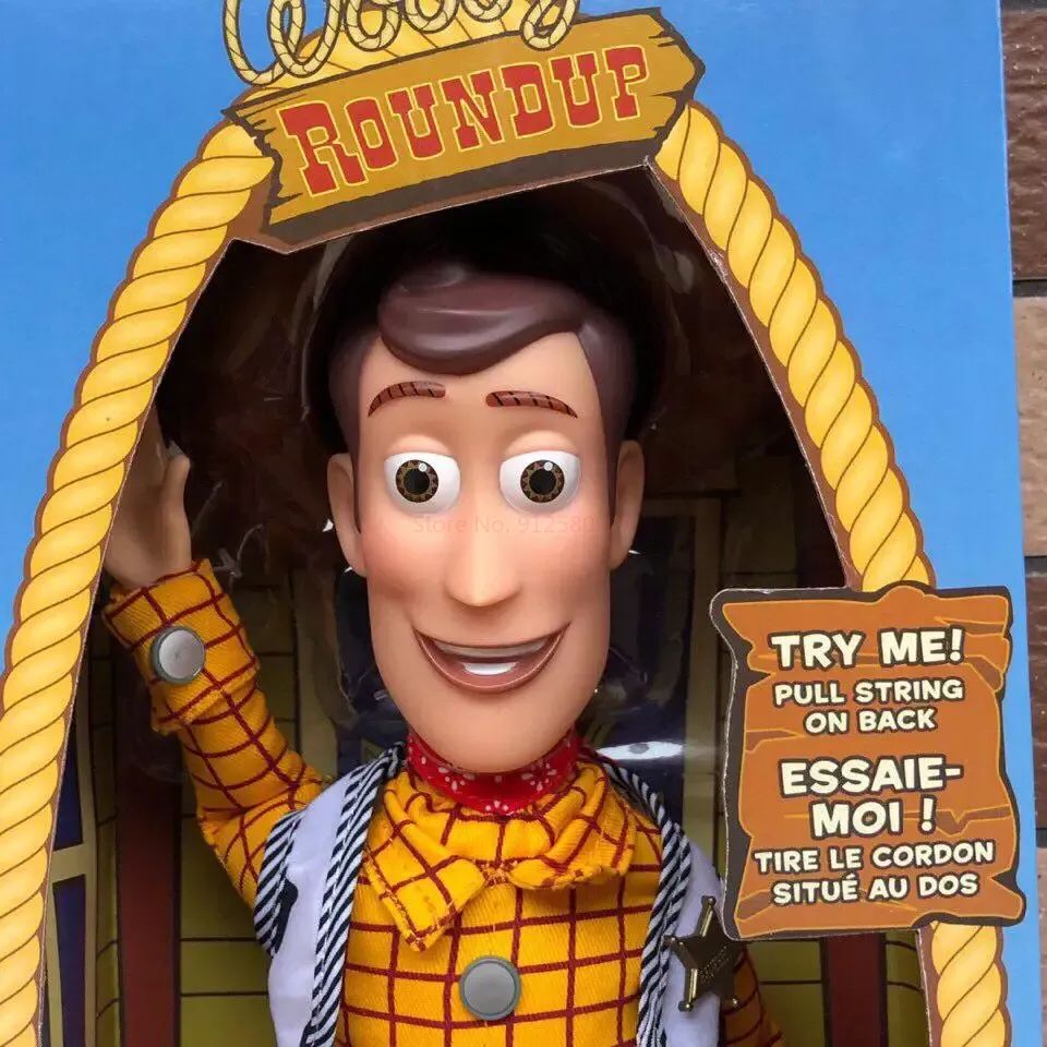 Anime Disney Toy Story 4 Falante Woody Buzz Jessie Rex Figuras de Ação Decoração de Anime Coleção de Brinquedos Colecionáveis Modelo para Presentes