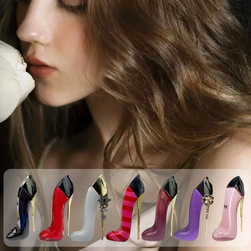 80ml Lasting Fragrance Sexy Spray Fashion Deodorant Perfume New Women's Luxury Floral Elegant High Heel Bottle Design