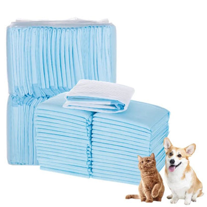 100/50/40/20 PEÇAS Fraldas Absorventes para Cães Tapetes Higiênicos Descartáveis para Filhotes Super Absorventes com Superfície de Secagem Rápida para Suprimentos de Cães