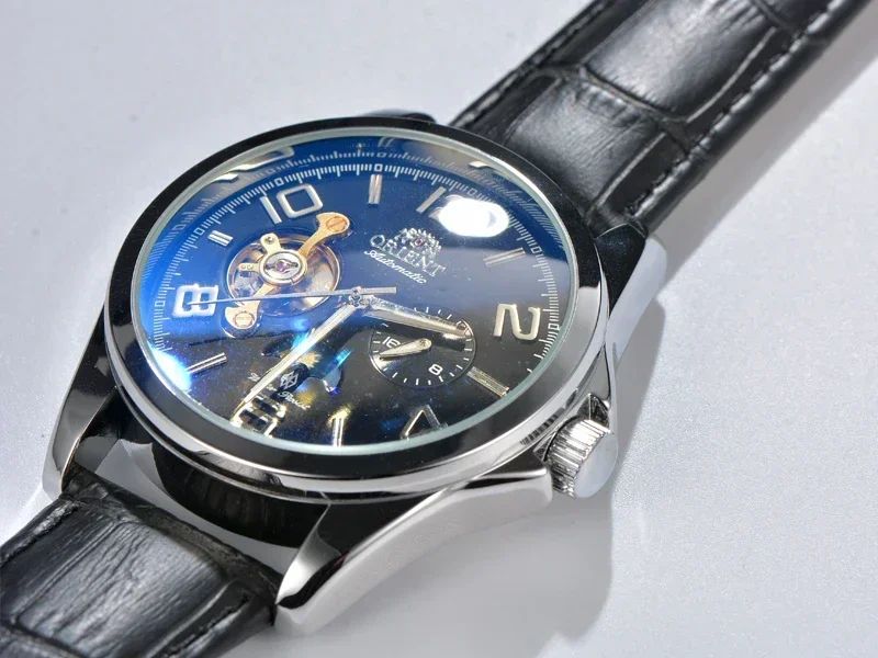 Orient Watches Alta Qualidade AAA Relógio Novo Top Relógio Masculino Luxo Multi-Funções Todo em Aço Automático Mecânico Turbilhão