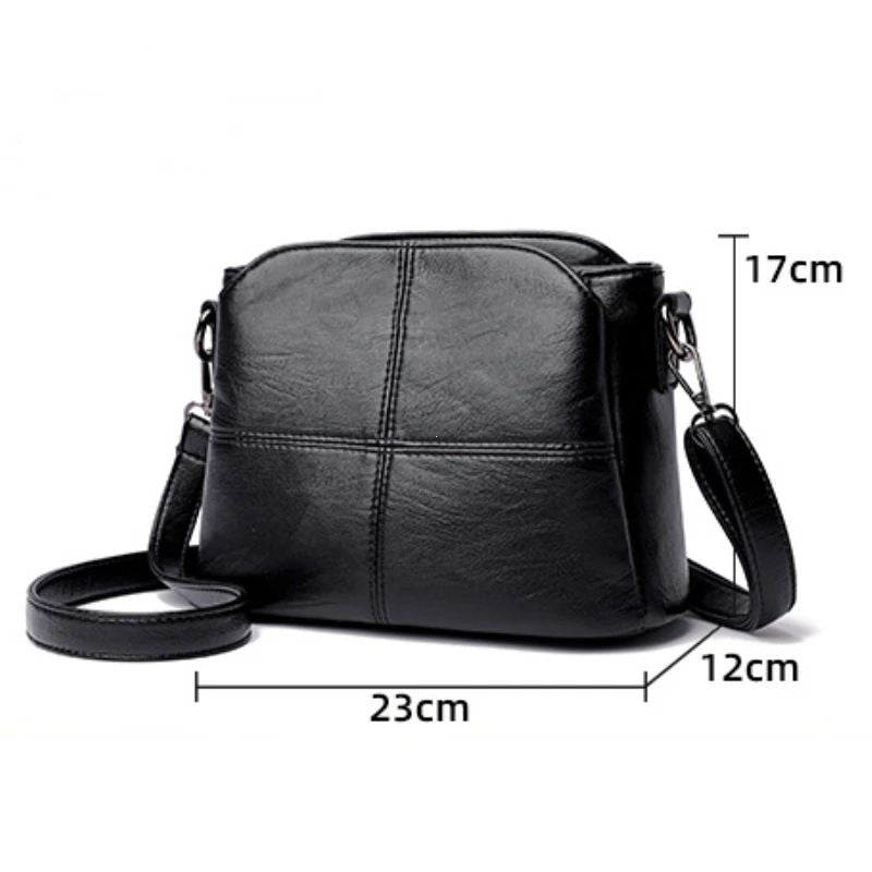 Women's Bags Retro Design Crossbody Bag Trend Quality PU Leather Bucket Shoulder Bags Small Handbags for Women