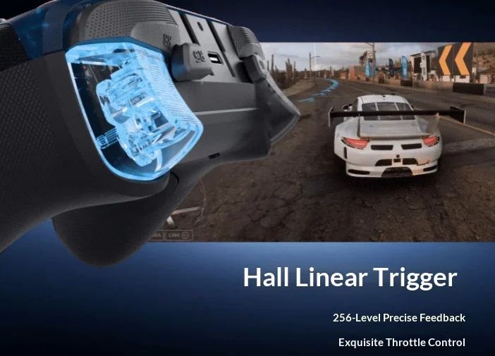 Game Sir G7 Pro 8K Aimlabs Game Controller Tmr Joystick 8000Hz Wired Gamepad for PC Steam Switch Android Apple One Click Wake NS
