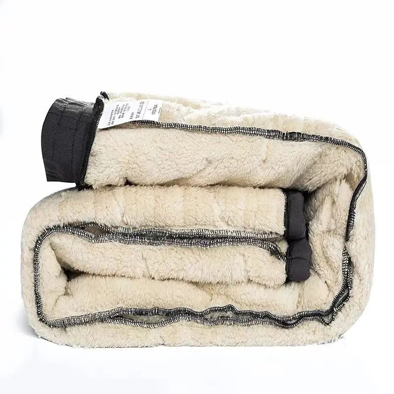 Animal Game Outdoor Women Plush Thick Fleece Waterproof Sweatpant Windproof Casual Work Pants Warm Lambswool Thermal Outerwear