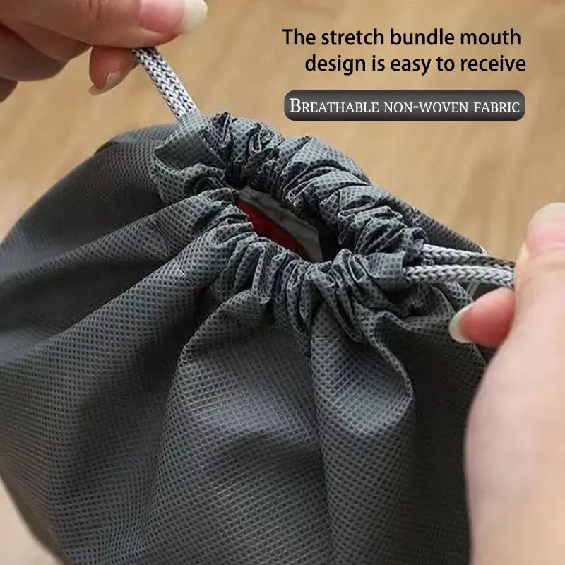 5/10pcs Non Woven Shoe Bag Storage Bag, Shoe Storage Drawstring Drawstring, Shoe Storage Bag, Dust-proof