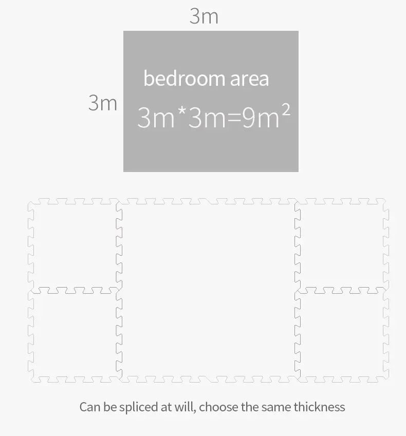 16pcs 30*30cm Puzzle Mat For Children Thick Baby Play Mat Kids Carpet Mats EVA Foam Rug Children Room Activities Mat For Baby