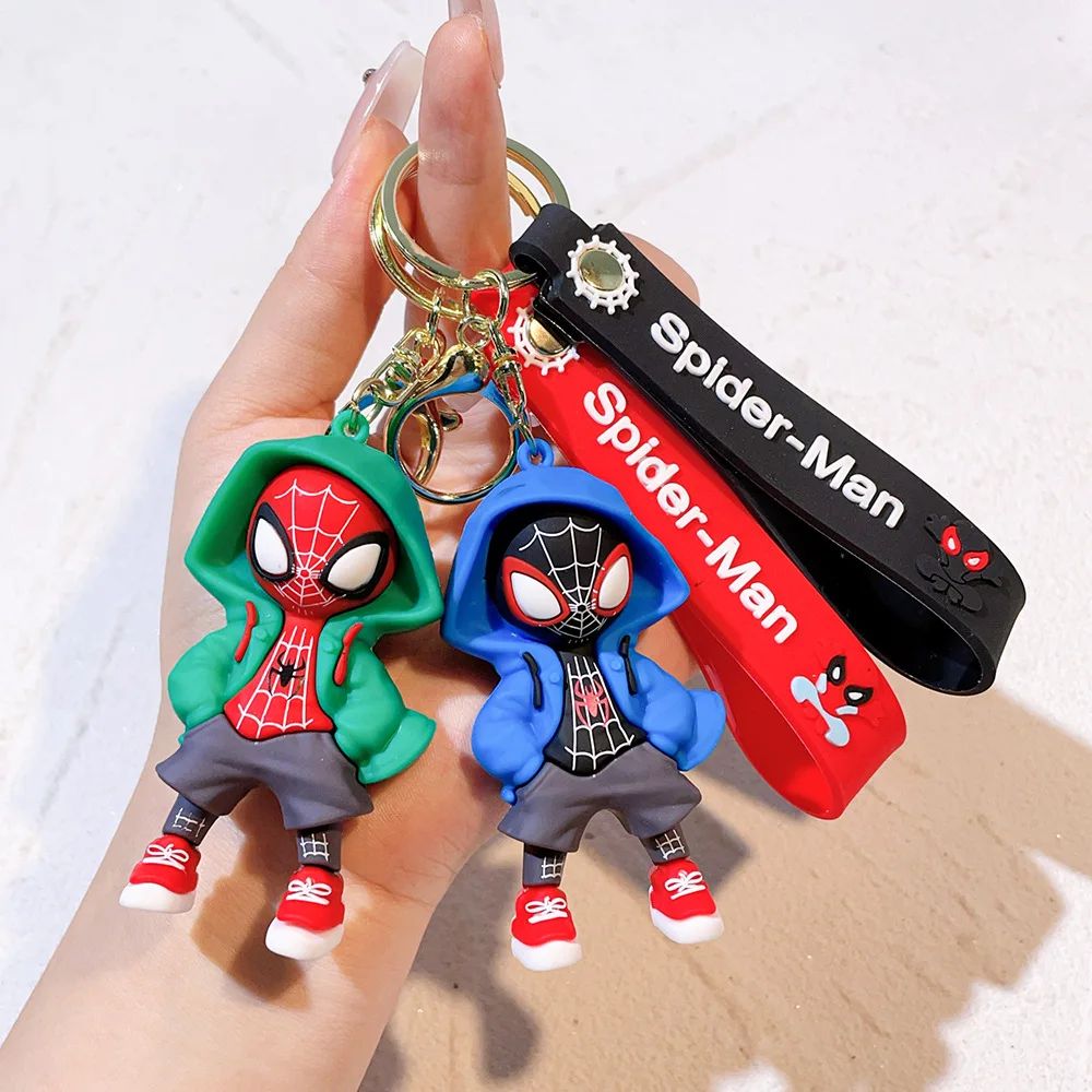 Marvel Spider Man Boneco Fofo Widget Bonecos de Ação Vingadores Homem de Ferro Capitão América Chaveiro Bolsa Chaveiro Widget Presentes de Aniversário