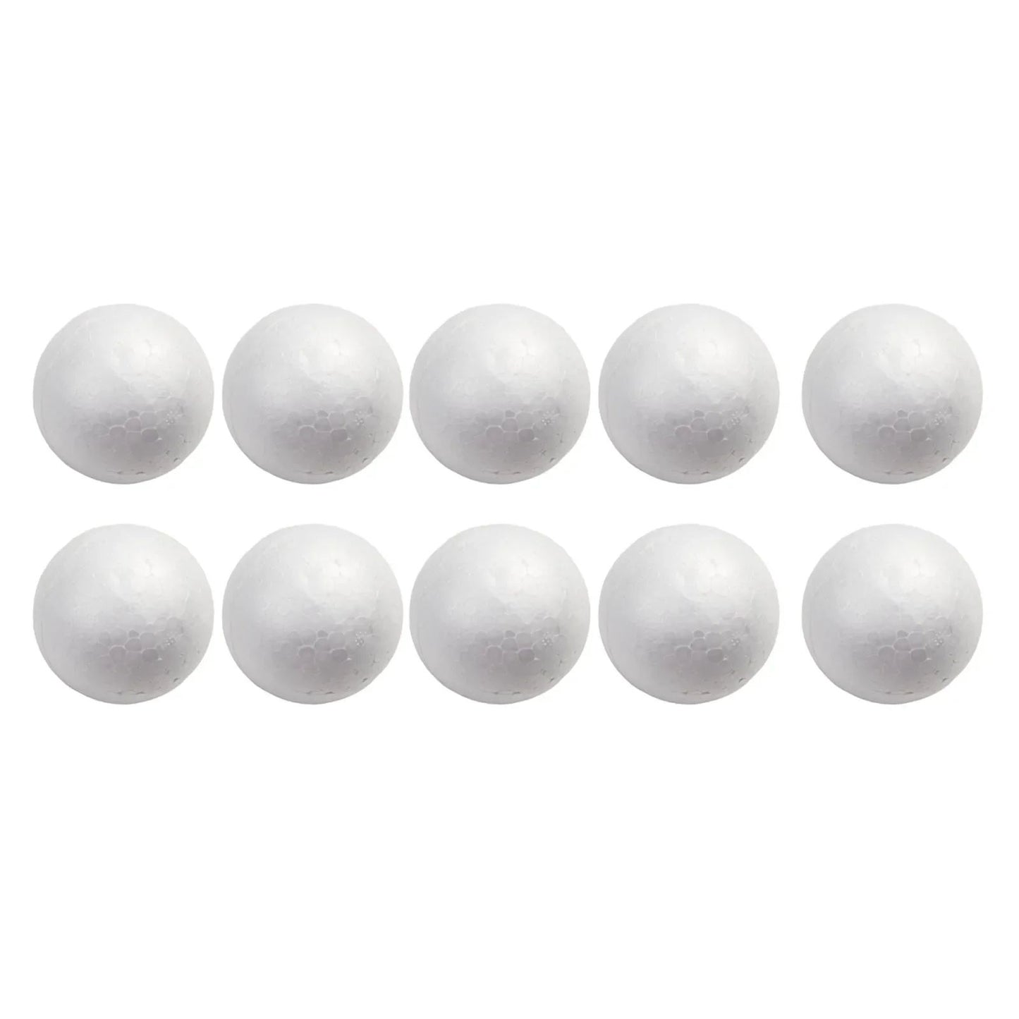 10pcs Solid Foam Ball Polystyrene Balls 50mm-100mm  Round DIY Accessory Handmade For Party Celebration Christmas Decoration