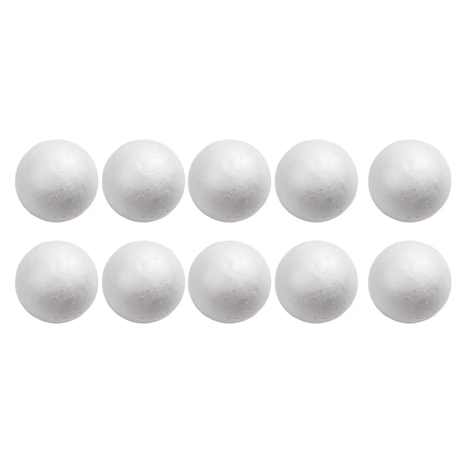 10pcs Solid Foam Ball Polystyrene Balls 50mm-100mm  Round DIY Accessory Handmade For Party Celebration Christmas Decoration