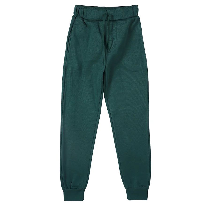 Calças de Moletom Masculinas/Femininas Casuais de Lã Calças Esportivas Unissex Moda Lisa Solta Calças Streetwear Outono Inverno Corrida Fitness P